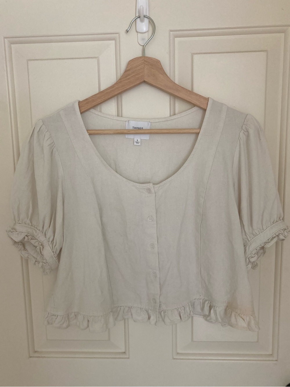 Things Between linen blend top